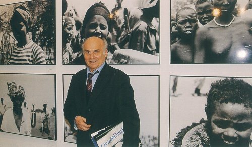 Kapuscinski en la entrega del Premio Príncipe de Asturias Kapuscinski en la entrega del Premio Príncipe de Asturias