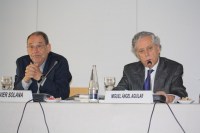 Javier Solana y Miguel Ángel Aguilar