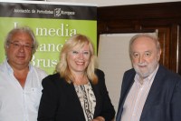 Fernando Orgambides, Iveta Radicova y Diego Carcedo