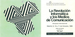 Simposio Internacional: La revolución informática y los medios de comunicación (1985)