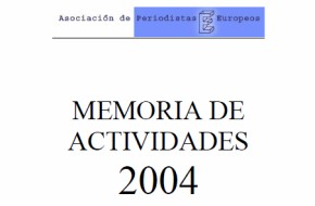 Memoria de actividades 2004