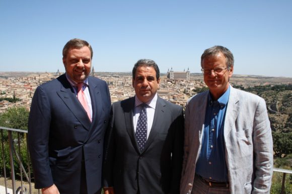 Gustavo de Arístegui, Javier Fernández Arribas y Pascal Boniface