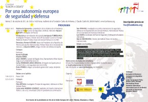 IV Jornada Europa a Debate. Por una autonomía europea de seguridad y defensa