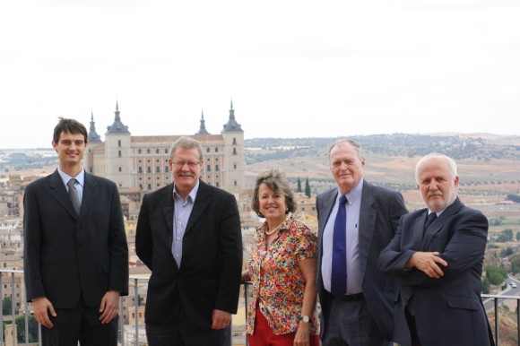 David Ramírez, Greg Austin, Georgina Higueras, Carlos Miranda y Suleyman Anil
