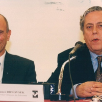 Janez Drnovsek y Miguel Ángel Aguilar
