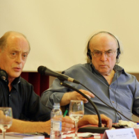 Antonio Tabucchi y Norman Manea