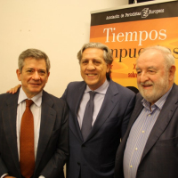 Enrique Barón, Diego López Garrido y Diego Carcedo