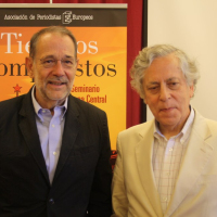 Javier Solana y Miguel Ángel Aguilar