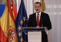 Don Felipe durante su intervención