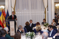 Don Felipe dirige unas palabras en la entrega del Premio de Periodismo "Francisco Cerecedo"