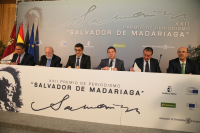 Ángel Mariscal, Diego Carcedo, Patxi López, Emiliano García-Page, Fernando Eguidazu y Venancio Rubio