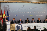 Antonio Delgado durante su discurso de agradecimiento