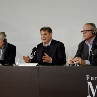 Miguel Ángel Aguilar, Claudio Magris y José Vicente de Juan