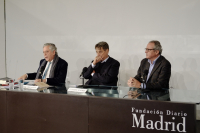 Miguel Ángel Aguilar, Claudio Magris y José Vicente de Juan