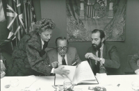 Coloquio con Antonio Pedrol Rius, Decano del Colegio de Abogados