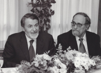 Jaime Mayor Oreja y Luis Carandell