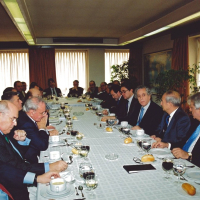 Coloquio con los Jefes del Estado Mayor del Ejército Español