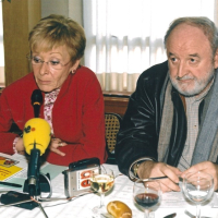 María Teresa Fernández de la Vega y Diego Carcedo
