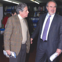 Miguel Ángel Aguilar y Pedro Solbes