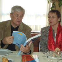 Joan Clos y Helene Zuber