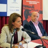 Arantza Quiroga y Joaquín Almunia