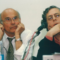 Ryszard Kapuszcinski y Miguel Ángel Aguilar