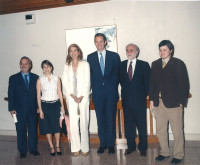 Xavier posa con los Duques de Palma