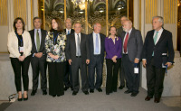 Foto grupal al finalizar el acto