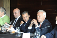 Joaquín Almunia, Paulino Rivero y José Manuel García-Margallo