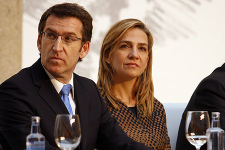 Alberto Núñez Feijóo y SAR la Infanta Doña Cristina