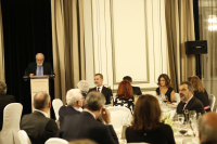 Diego Carcedo, Presidente de la APE, durante sus palabras