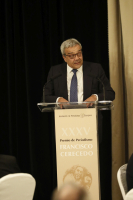 El Presidente  del Jurado, Víctor Calvo Sotelo, durante sus palabras