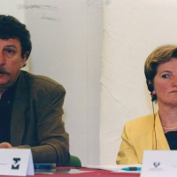 Tomas Vrba y Katalin Szili