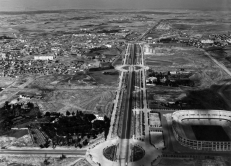 Paseo de la Castellana desde la Plaza de Lima