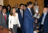 Diego Carcedo saluda a SAR el Príncipe Felpe