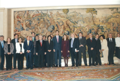 audicencia de los Príncipes de Asturias al Consejo Director de la APE (2007)