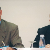 Miguel Alonso Baquer y Alberto Míguez