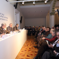 Plano de la sala del Col-legi de periodistas de Catalunya