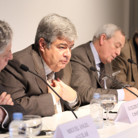 Miguel Ángel Aguilar, Guillem López, Carlos Solchaga y Andreu Missé