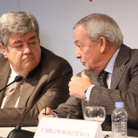 Guillem López Casasnovas y Carlos Solchaga