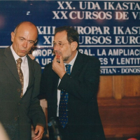 Janek Drnovsek y Javier Solana