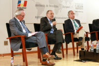 Josep Piqué, Javier Solana y Miguel Ángel Aguilar