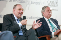 Javier Solana y Miguel Ángel Aguilar