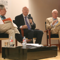 Miguel Ángel Aguilar, Miguel Ángel Moratinos y José Manuel García-Margallo