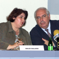 Dulce Gallego y Vicente Álvarez Areces