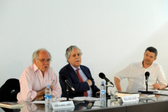 José Álvarez Junco, Miguel Ángel Aguilar y Joaquim Coll