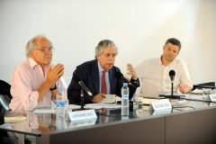 José Álvarez Junco, Miguel Ángel Aguilar y Joaquim Coll