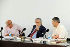 José Álvarez Junco, Miguel Ángel Aguilar y Joaquim Coll