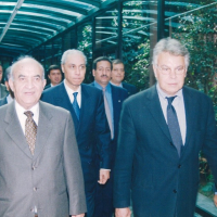 Abderraman Yussufi y Felipe González