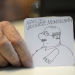 Caricatura de Manuel Vázquez Montalbán